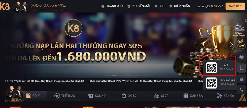 Khuyến mãi lớn từ K8 Khuyến mãi lớn từ K8